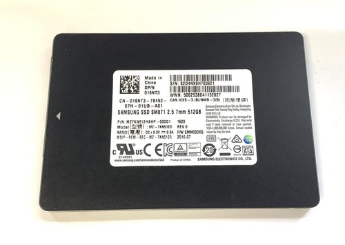 Samsung 512GB SATA 2.5 SSD MZ-7KN512D Solid State Drive