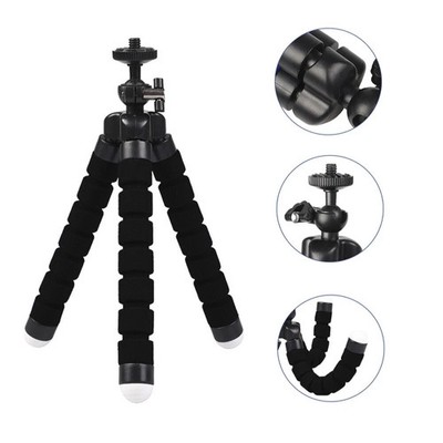 Tripod Stand w/ Phone Holder Mini Octopus Small Adjustable Mount iPhone Samsung1