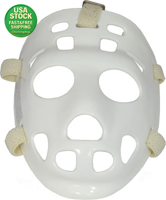 Pro Goalie Mask Street Hockey Adjustable Black Small High-Impact Plastic