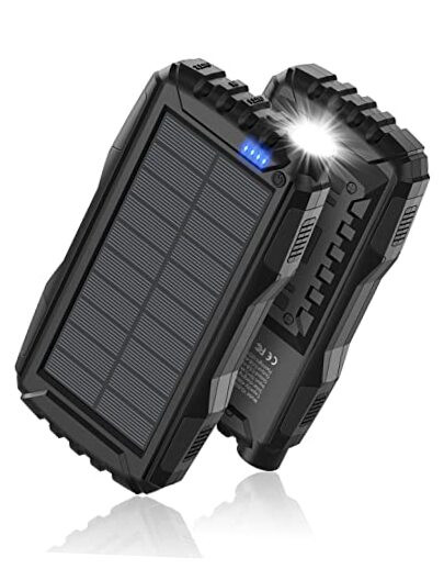 42800mAh Solar Charger Power Bank - High Capacity Portable External Battery for On-the-Go Charging