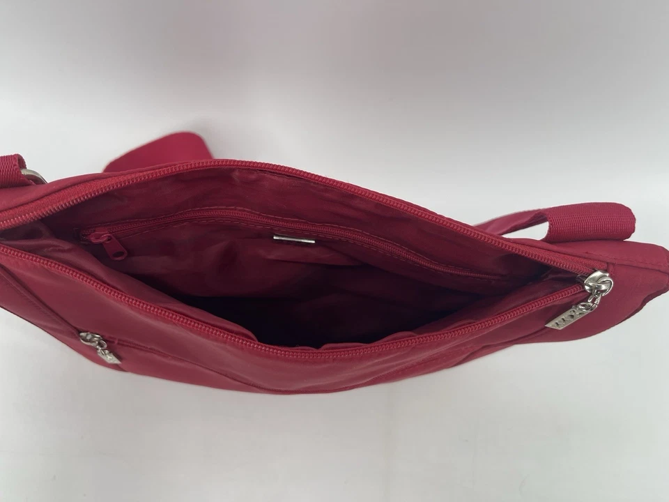 Maxx New York Crossbody Purse Bag Handbag Tote Mid Size Red Adjustable Strap - Image 3 of 4