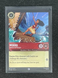 Moana - Undeterred Voyager 116/204 Disney Lorcana Fabled COMMON FOIL