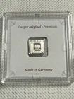 Geiger 1g Silver Bar .999 Square Original Premium Assay Sealed Germany