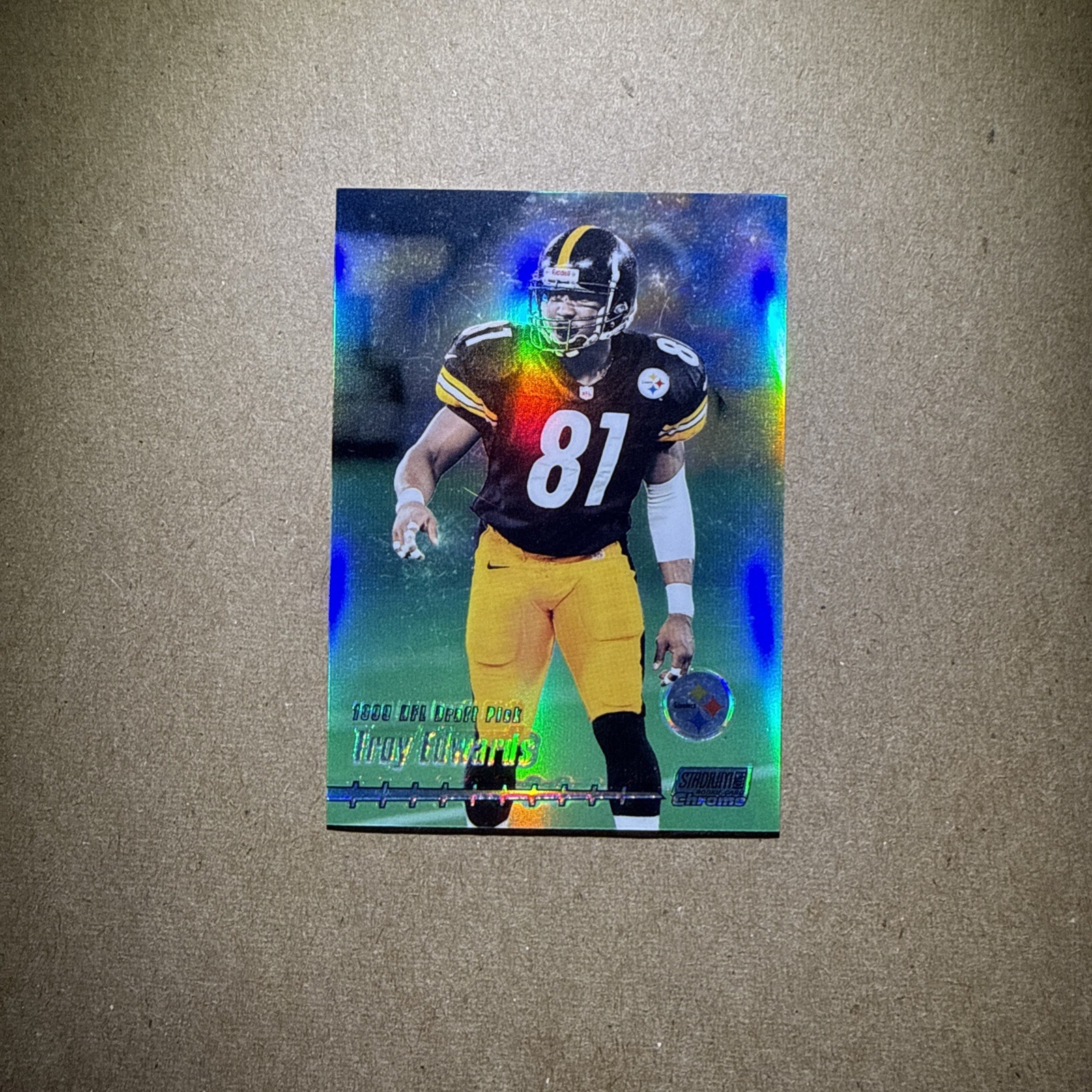 Troy Edwards Stadium Club Chrome #127 Refractor