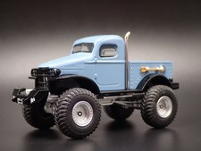 1941 Dodge Military 4x4 12 Ton Truck Blue 164 Scale Diorama Diecast Model Car