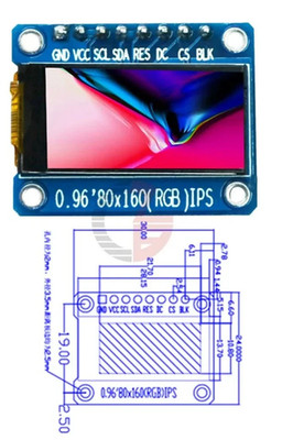0.96/1.3/1.44/1.8 Inch LCD Full Color Display Module SPI Serial Port OLED Screen