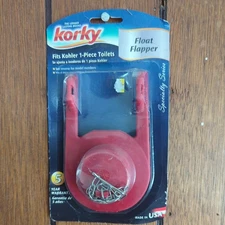 Korky Replacement Toilet Tank Float Flapper 2010BP Lavelle Kohler 1 pc. Open Box