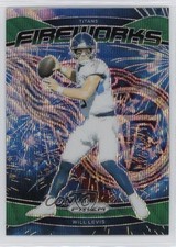 2024 Panini Prizm Fireworks Green Wave Prizm Will Levis #4 1f74
