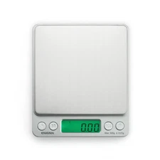 Truweigh Enigma Digital Scale 500g x 0.01g - Silver and Portable Grams Scale