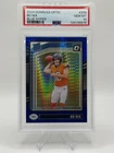 2024 Panini Donruss Optic - Rated Rookie Bo Nix #209 Blue Hyper Prizm (RC) PSA10