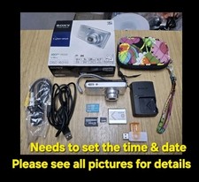 SEE VIDEO Sony CyberShot DSC-W310 12.1MP Digital Camera BUNDLE