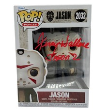 Jerry Wallace Signed Funko POP Jason Friday the 13th Autographed Zobie COA