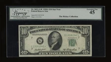 DBR 1950-A $10 FRN Chicago STAR Fr. 2011-G* Legacy 45 Serial G13181542*