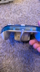 SEGA Dreamcast 2 Wired Controllers TESTED White & Blue controller w/ VMU. 
