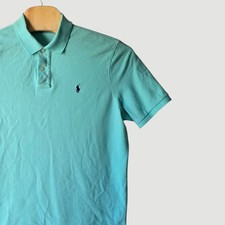 Polo Ralph Lauren Mens Aqua Blue Classic Fit Polo Shirt Size XL