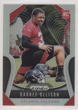2019 Panini Prizm Rookies Silver Prizm Qadree Ollison #375 13ys