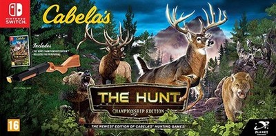 Cabelas Hunt Championship Ed wBullseye Pro Switch Videospiel European Gaming PAL