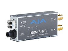 AJA FiDO-TR-12G 1-Channel 12G-SDI/LC Single-Mode LC Fiber Transceiver