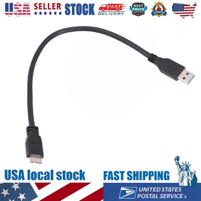 USB 3.0 Cable For SEAGATE BACKUP PLUS SLIM Portable External Hard Drive MicroUSB