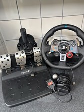 Logitech G29 Steering Wheel Pedals and Shifter For PS3/PS4 Tested Working