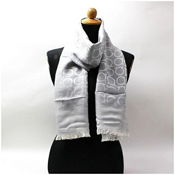 Salvatore Ferragamo Wool Silk Rectangular Stole L… - image 1