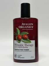 Avalon Organics Wrinkle Therapy w/ CoQ10 & Rosehip Perfecting Toner 8 Fl Oz