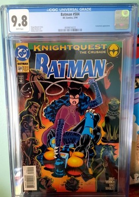 Batman #504 DC Comics 1994 CGC 9.8 Knightquest Catwoman Azrael Kelly Jones Cover