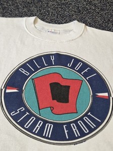Vintage Billy Joel Sweatshirt Storm Front 80's Size Large Band Tour