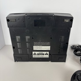 SEGA Saturn Console Black w/ Power & AV Cords, NTSC-U/C MK-80000 Tested