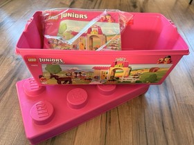 Lego Juniors 10674 Pony Farm COMPLETE Pink Storage Brick Manuals RETIRED Stables