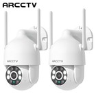 Wireless WiFi6 2K In/Outdoor Security Camera Home CCTV Full-Color Night Vision