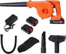 Leaf Blower Cordless, 21V Handheld Electric Leaf Blower with Battery and Charger