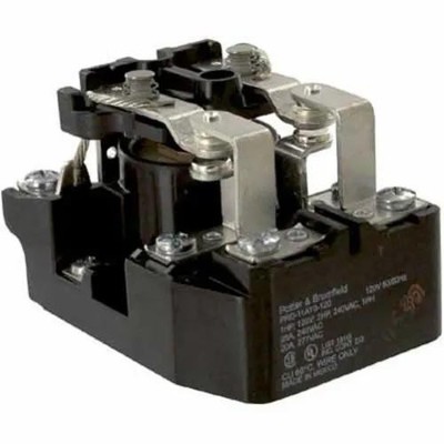 1PK TE AMP PRD-11DG0-12 Relay, E-Mech, Power, DPDT, 30A, 12DC, Vol-Rtg 240A