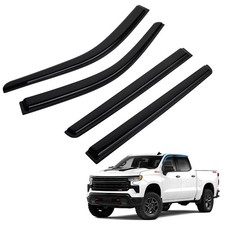Silverado Rain Guard - Window Visors for 2019-2025 2026 Chevrolet Chevy Silve...