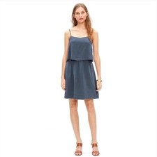 Madewell Cami Mini Dress with 100% Silk Overlay size 2