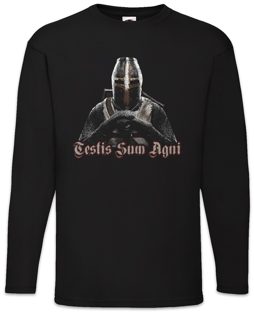 Templar II Langarm T-Shirt Cross Templerkreuz Knight Ritter Orden Kreuzritter