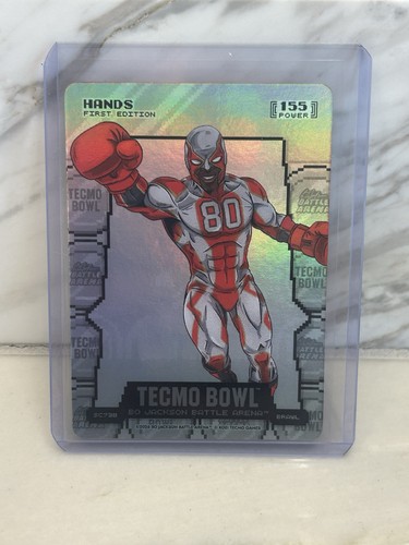 Bo Jackson Battle Arena Tecmo Jerry Rice Hands Silver Coin Flip Brawl SP 155 Pwr