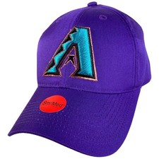 NEW Arizona Diamondbacks MLB OC Cap Sports Purple Vintage Hat S/M Size