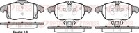 Bremsbelagsatz Scheibenbremse Remsa 0888.40 FüR Z02 Opel Saab Cadillac Astra Cc