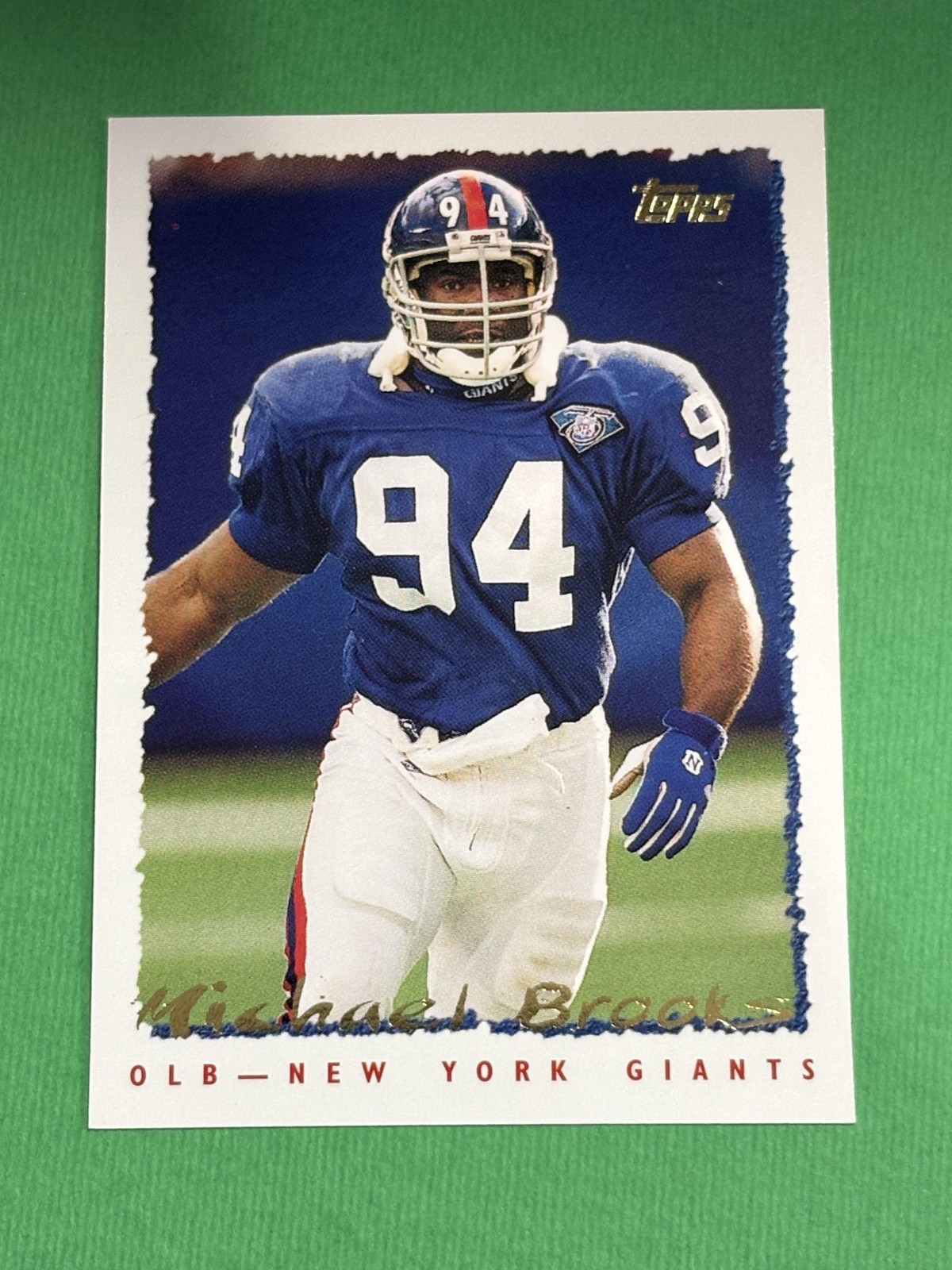 Michael Brooks 1995 Topps New York Giants #94 *E186*