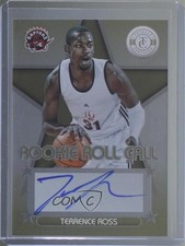 2012-13 Totally Certified Rookie Roll Call Gold /15 Terrence Ross #39 Auto 0h7