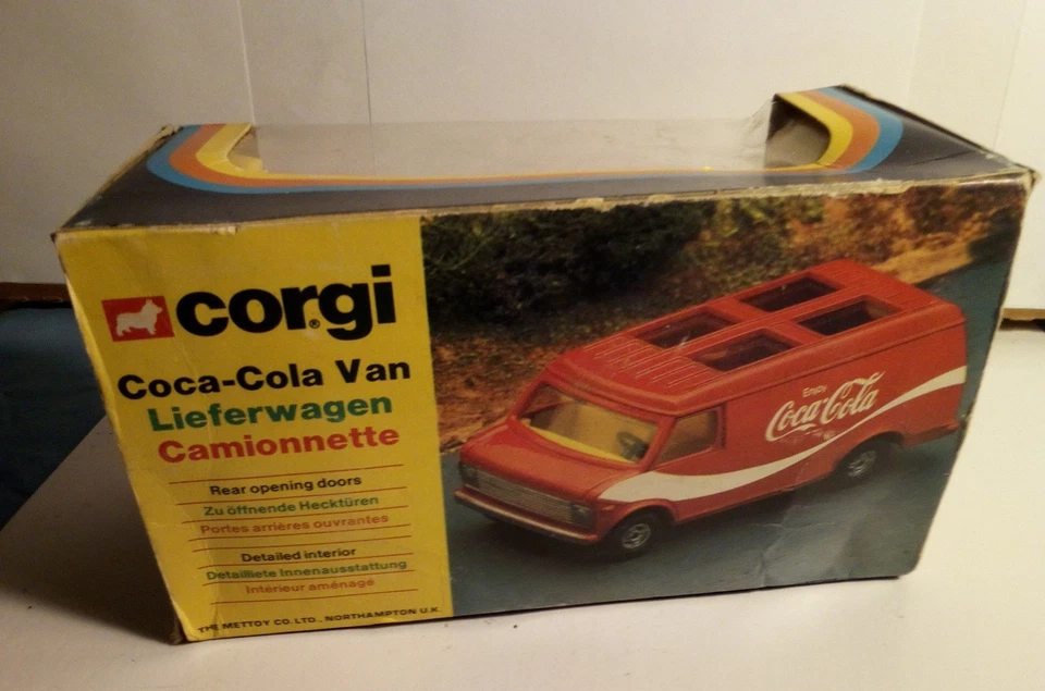 Coca-Cola Vintage Corgi Die Cast Van 1978 (Rare) 4.75 in. (from a collection) - Image 4 of 4
