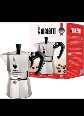 Bialetti Moka Express Iconic Italian Stovetop Espresso Maker - 6 Espresso Cups