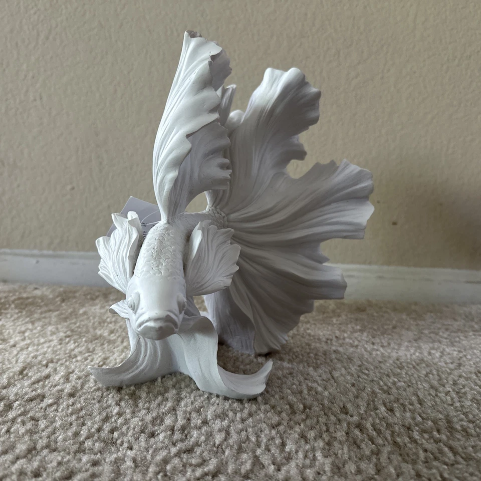 Impresionante Beta pez escultura figura decoración costera exhibición mediana NUEVO Foto 2 de 4