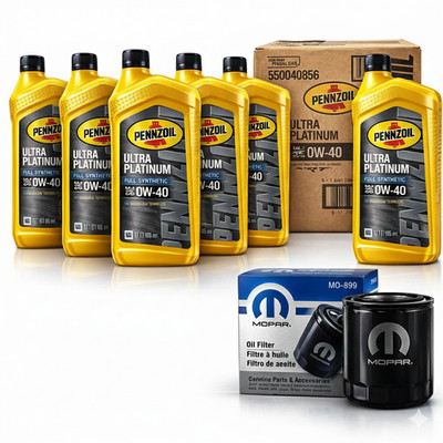 SRT Pennzoil Oil Change Kit 7Qts 0W-40 & OEM Mopar Oil Filter MO-899 4884899AC