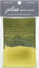 Jolee's Disco Tiles 5MM -Gold