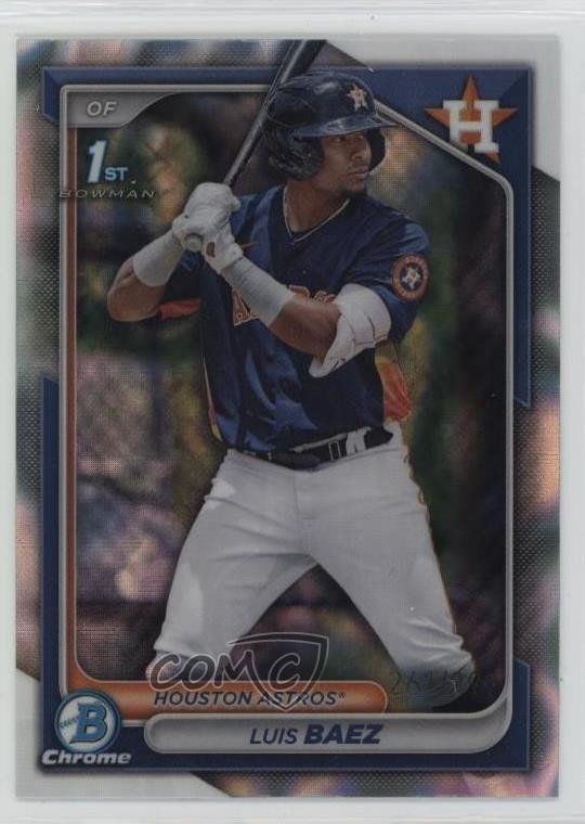 2024 Bowman Chrome Prospects Lava Refractor 261/399 Luis Baez #BCP-66 09an