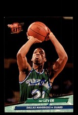 Signed Basketball Card Auto Fat Lever 1992-93 Ultra #45 Dallas Mavericks