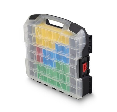 BOSCH SORTIMO W-BOXX 102 mit Einlage | Sortimentskasten Schraubenbox mit Deckel