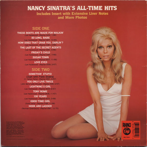 Nancy Sinatra - Boots: Nancy Sinatra's All-Time Hits (LP